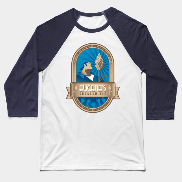 Eugene's Sorghum Ale Baseball T-Shirt by losthero